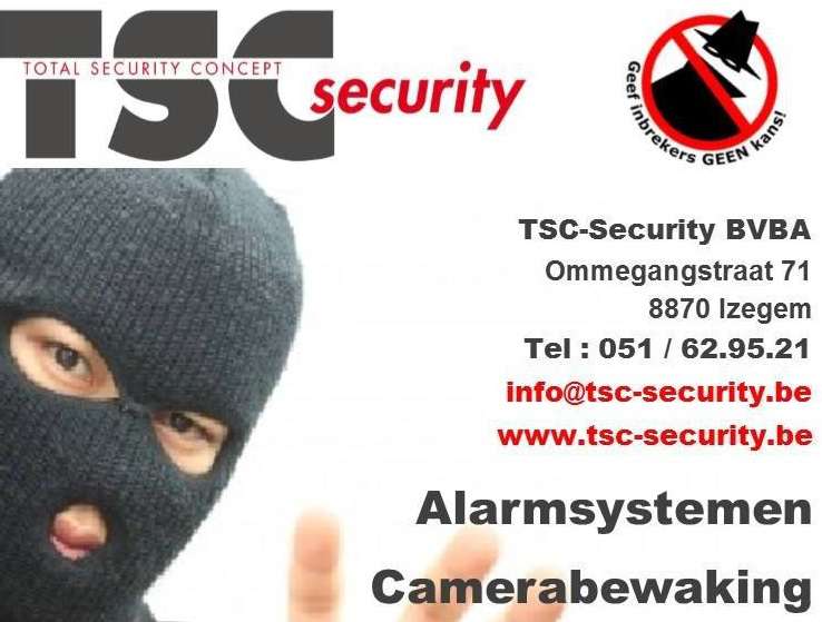 alarminstallateurs Beveren (Leie) TSC-Security BVBA